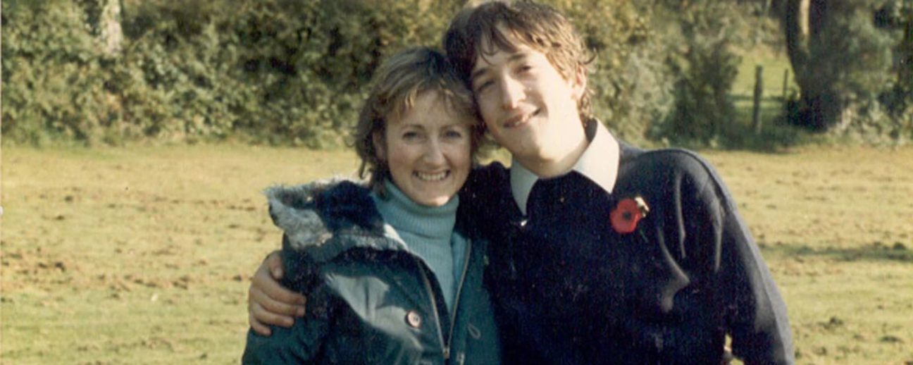 Ann Ralli with her son, Ceri