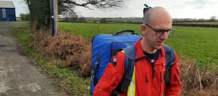 Our crew walks airbase to airbase to raise funds