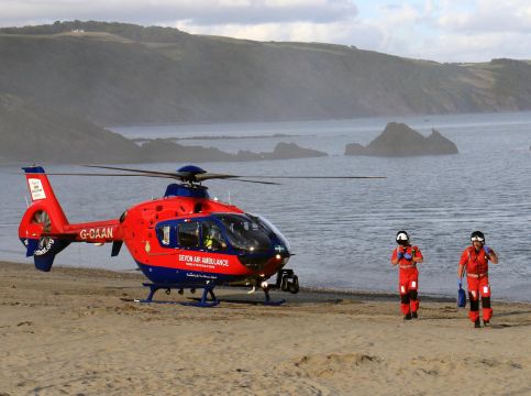 DAA crew attending beach incident