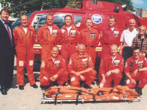 2002 crew celebrate the service's 10th annniversary