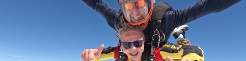 A skydiving fundraiser