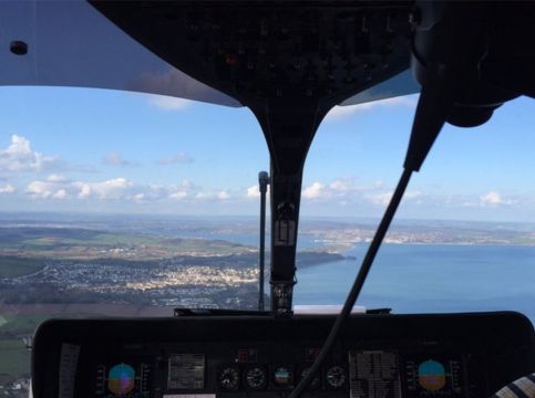 View from the cockpit when in flight