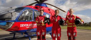 Three of our female members of our critical care team