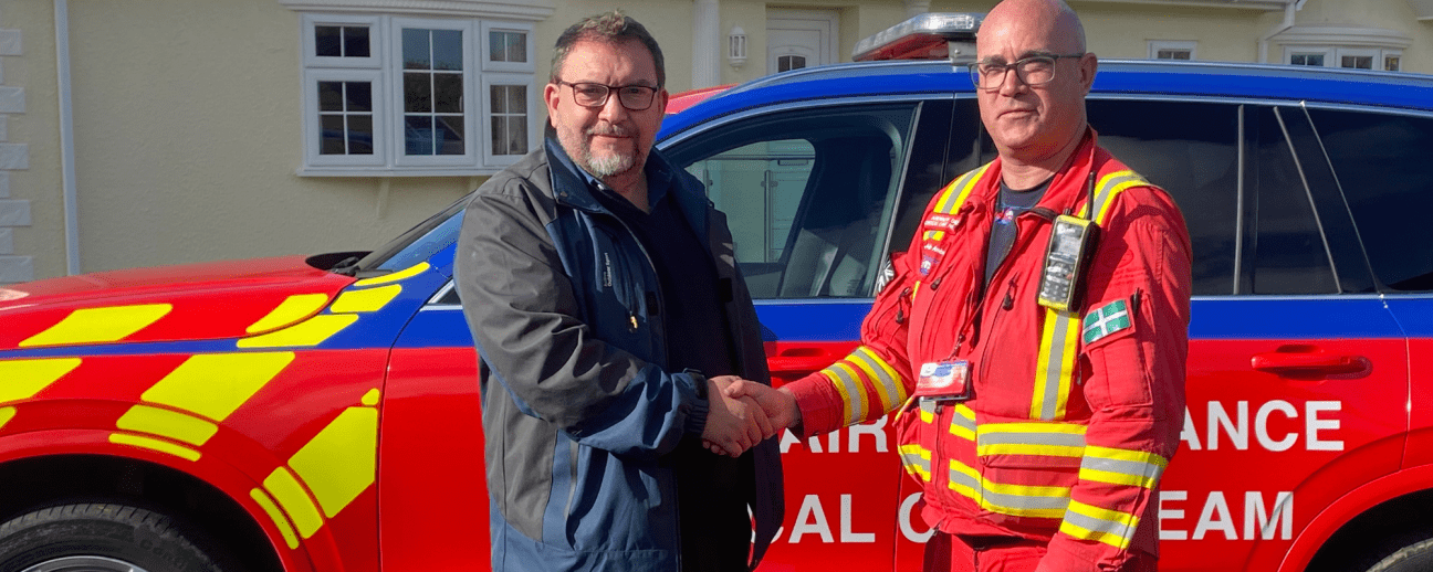 Paramedic Andy Dunne thanks Haytor View