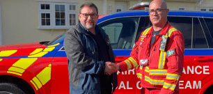 Paramedic Andy Dunne thanks Haytor View